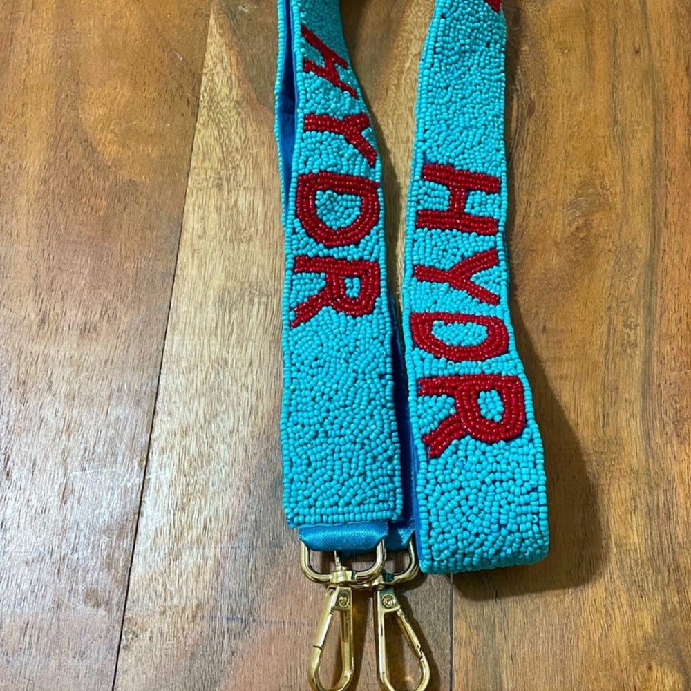 NEW Ole Miss Rebels HYDR Beaded Purse Strap